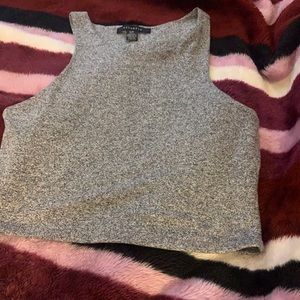 Revamped Grey crop top